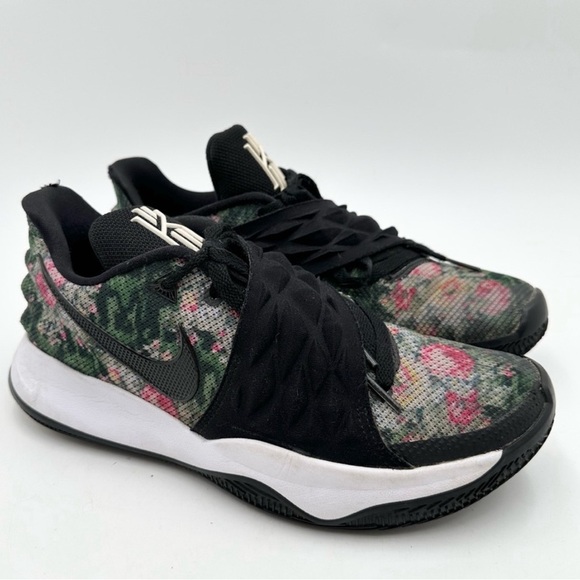 Nike Kyrie Irving 1 Low Floral Black Shoes Sneaker Men Size 8.5 AO8979-002 - Picture 1 of 9